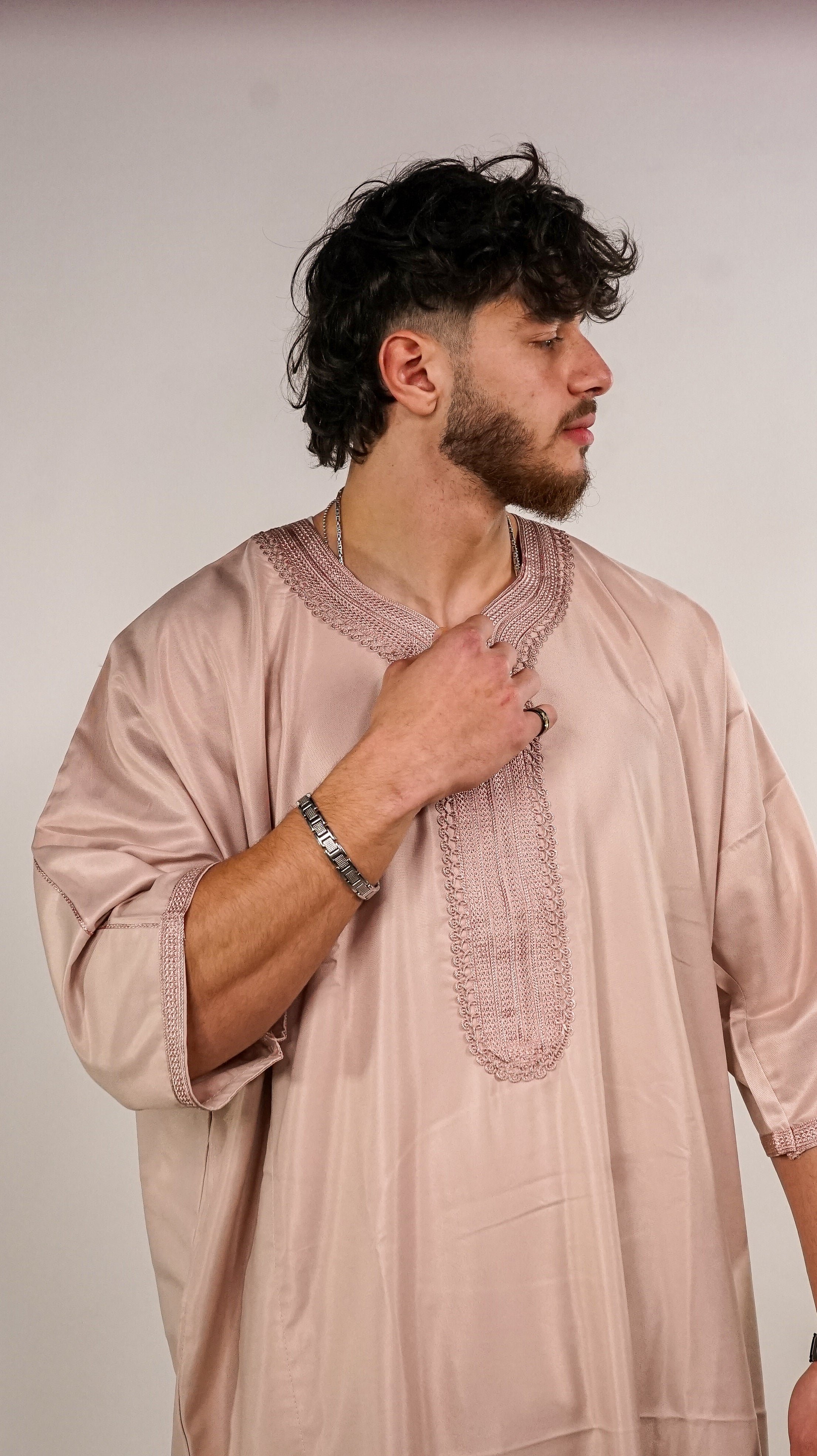 Dusty Rose Plain Thobe