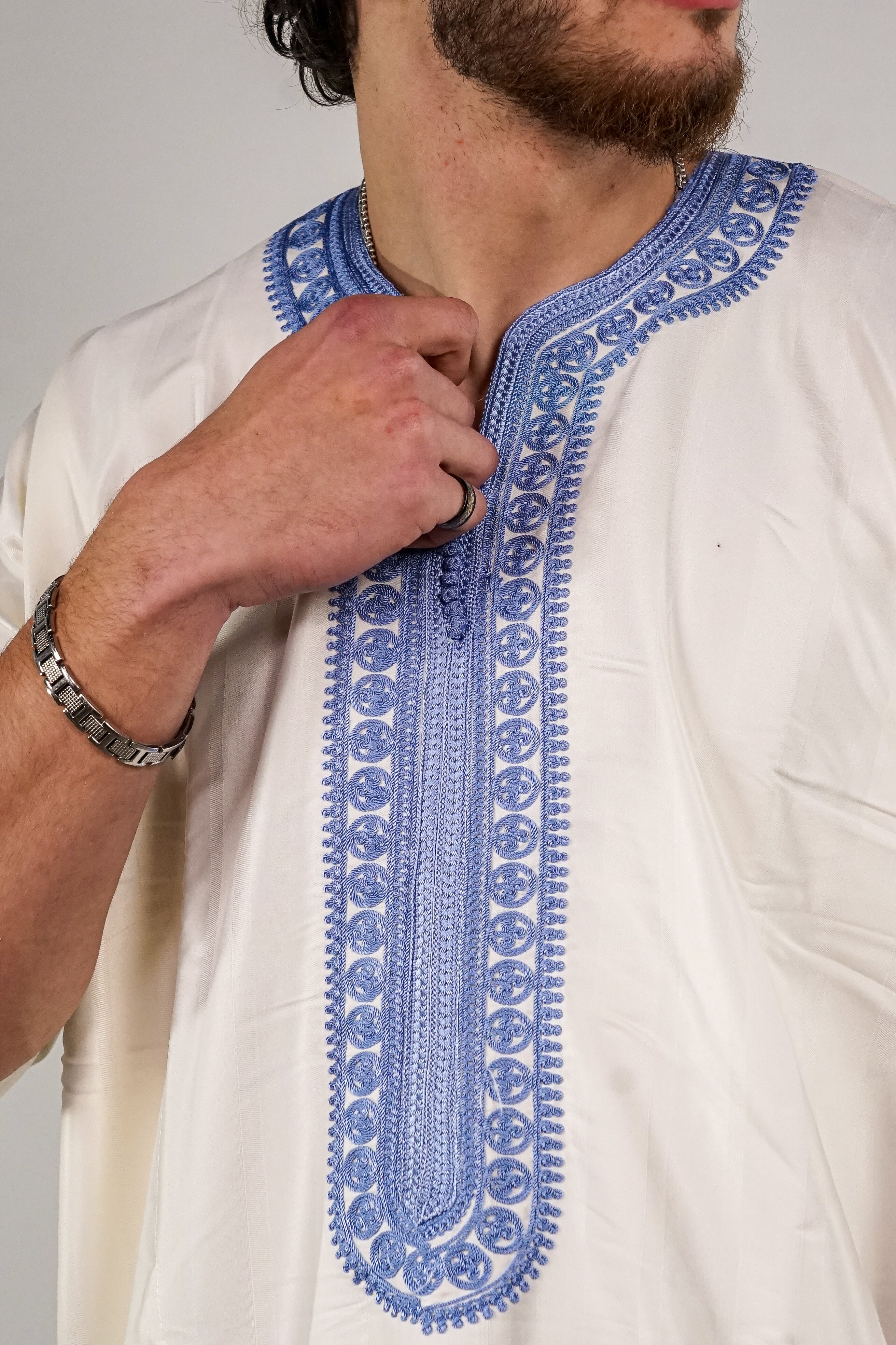 White and Blue Jawhara